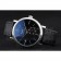 Piaget Altiplano Silver Case Black Dial Black Leather Bracelet  622629