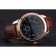 Vacheron Constantin Traditionnelle Black Ship Dial Rose Gold Case Brown Leather Strap