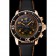 Swiss Blancpain Fifty Fathoms Flyback Chronograp Carbon Fiber Dial Rose Gold Case Black Leather Strap