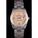 Rolex Datejust Polished Stainless Steel Orange Flowers Dial Diamond Plated