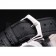 Patek Philippe Swiss Calatrava Polished Bezel Grey Dial Black Leather Strap 7659