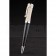 MontBlanc Silver Tipped Ballpoint Pen With Pearl Stud
