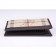 Burberry Haymarket Check Folding 6 Cards Wallet Black