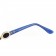 Cartier Double C Decor Black And Blue Sunglasses  308252