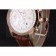 Breitling Transocean White Dial Brown Leather Strap Rose Gold Bezel