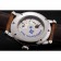 Patek Philippe Grand Complications Day Date Tourbillon Black Dial Numerals Stainless Steel Case Brown Suede Leather Strap 1453816
