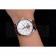 IWC Portofino Tourbillon White Dial Blue Markings Stainless Steel Case Brown Leather Strap