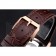 Swiss IWC Portugieser Perpetual Calendar White Dial Rose Gold Case Brown Leather Strap