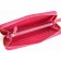 Prada Saffiano Leather Zip Around Rose Wallet