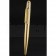 Cartier Gold Patterned Upper Body Gold Ballpoint Pen  622766