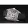 Swiss Cartier Santos Dumont Diamond Case White Dial Roman Numerals Black Leather Bracelet    622652