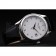 Patek Philippe Geneve Calatrava Crystal Studded Hour Marker White Dial Black Leather Strap