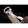 Cartier Tank Anglaise 36mm White Dial Stainless Steel Case Brown Leather Bracelet