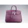 Hermes Birkin Plum