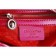 Dior Small  Lady Cannage Bag Patent Leather Fuchsia