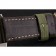Panerai Luminor 1950 3-Days GMT Silver Case Black Dial Green Bracelet 1454016