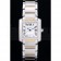 Cartier Tank Francaise 29mm White Dial Stainless Steel Case Two Tone Bracelet