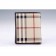 Burberry Haymarket Check Folding 3 Cards Wallet Black