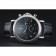 Patek Philippe Grand Complications Black Dial Engraved Silver Case Black Leather Bracelet 1454145