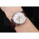 Omega DeVille Silver Bezel with White Dial and Brown Leather Strap  621566