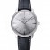 Swiss Vacheron Constantin Patrimony White Dial Silver Diamonds Case Black Leather Bracelet 1454162