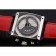 Tag Heuer Monaco Calibre 36 Blue And Red Dial Stripes Dial Black Leather Strap 622272