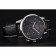 Longines Column Wheel Black Dial Silver Stainless Steel Case Black Leather Strap