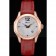 Chopard Red Leather Bracelet Watch 80276