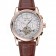 Patek Philippe Grand Complications Gold Case White Dial Brown Leather Bracelet 622259
