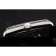 Swiss Piaget Emperador Tourbillon Skeleton Silver Diamond Case Black Leather Bracelet 1453943