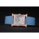 Hermes Heure H Rose Gold Diamond Encrusted Bezel Blue Leather Strap White Dial 80238