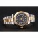 Swiss Rolex Datejust Black Dial Gold Bezel Stainless Steel Case Two Tone Bracelet