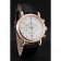 Omega Seamaster Vintage Chronograph White Dial Rose Gold Case Black Leather Strap