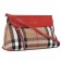Burberry House Check And Red Leather Clutch Bag 18926893