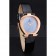 Omega Ladies Watch Sky Blue Dial Gold Case Black Leather Strap  622821