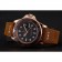 Rolex Yacht Master Black Dial Brown Bezel Rose Gold Case Brown Leather Bracelet 1453860