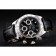 Rolex Daytona Lady Stainless Steel Case Black Dial Black Leather Strap Tachymeter
