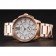 Cartier Calibre De Cartier Small Seconds White Dial Rose Gold Case And Bracelet