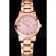 Burberry The City Pink Dial Rose Gold Case And Bracelet
