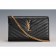 Saint Laurent Classic Monogramme Chain Wallet Black