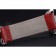 Cartier Tank MC Stainless Steel Diamond Case White Dial Red Leather Strap  622173