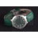 Cartier Ballon Bleu Silver Bezel with Green Dial and Green Leather Band   621553