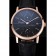 Piaget Altiplano Date Black Dial Rose Gold Case Black Leather Strap