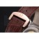 Omega Globemaster Silver Dial Rose Gold Bezel Stainless Steel Case Brown Leather Strap