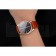 Swiss Rolex Cellini Black Dial Roman Numerals Rose Gold Case Light Brown Leather Strap