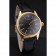 Swiss Rolex Cellini Date Black Dial Gold Case Black Leather Strap
