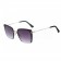 Miu Miu Square Cut Off Black Frame Sunglasses 308437