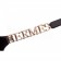 Hermes Large Oversized Black Frame Sunglasses with Metallic Logo 308101