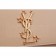 Saint Laurent Metallic Stars Logo Chain Shoulder Beige Bag  18927399