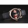 Hermes Classic Croco Leather Strap Black Dial 801398